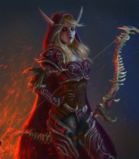 sylvanas windrunner art|sylvanas windrunner warchief.